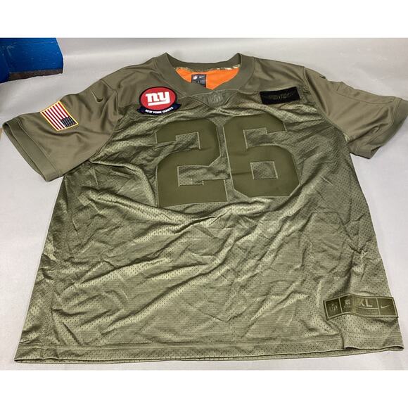 Nike NFL New York Giants #26 Barkley Green Jersey - XL - Picture 1 of 10